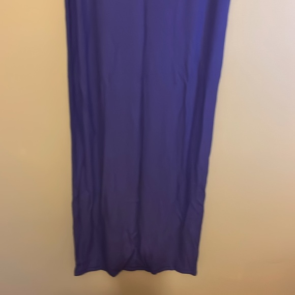 NWOT SKIMS Soft Lounge Tube Strapless Dress new tanzanite purple - Picture 6 of 8